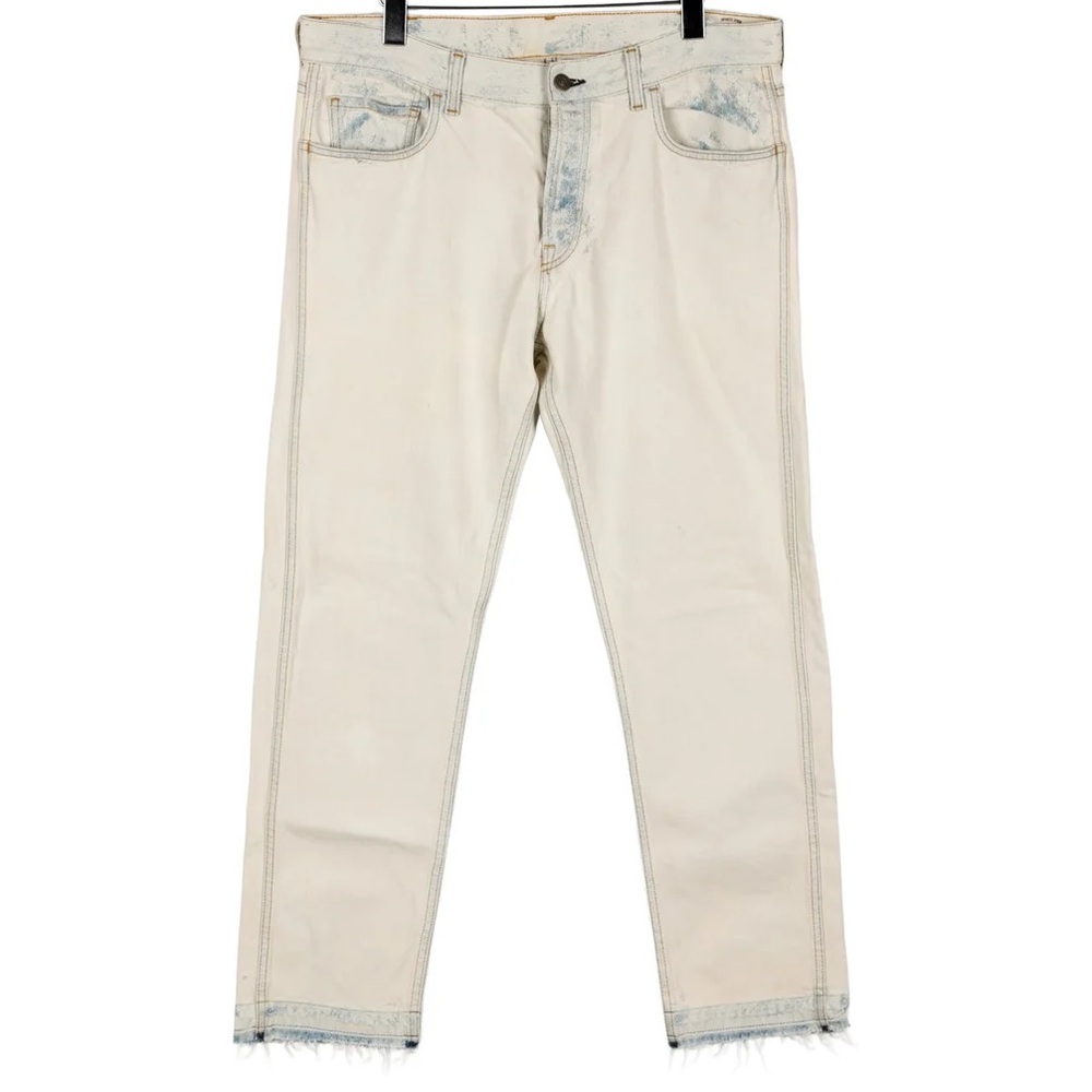 Gucci Men's Cream Slim Jeans size 30 x 27